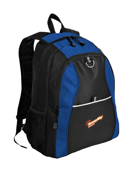 Honeycomb Twilight Blue/Black Backpack w/Sunny Sky Products Logo