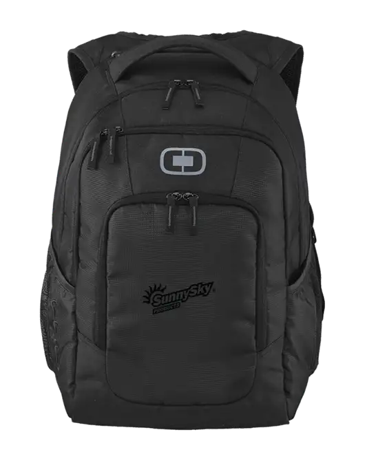 OGIO Black Logan Laptop Backpack
 w/Sunny Sky Products Logo