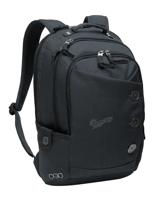 OGIO Storm Grey Ladies Melrose Pack w/Sunny Sky Products Logo