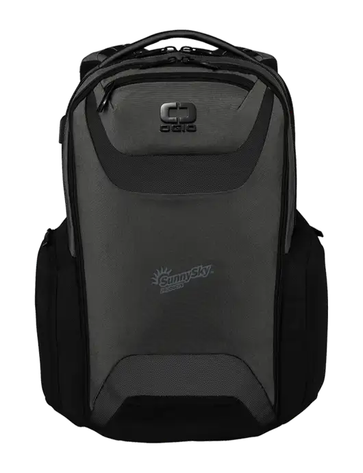 OGIO Tarmac Charcoal Connected Pack w/Sunny Sky Products Logo