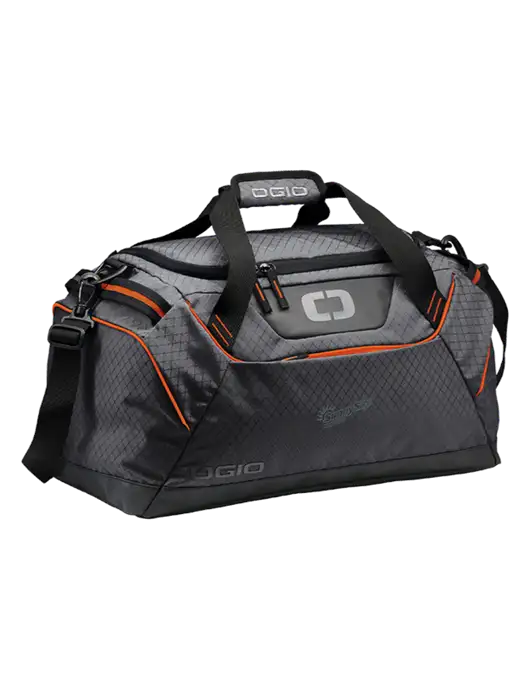 OGIO Tarmac/Orange Catalyst Duffle
 w/Sunny Sky Products Logo