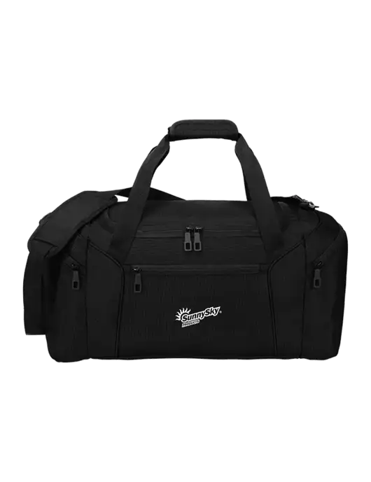 Slim & Lite Black Duffel    w/Sunny Sky Products Logo