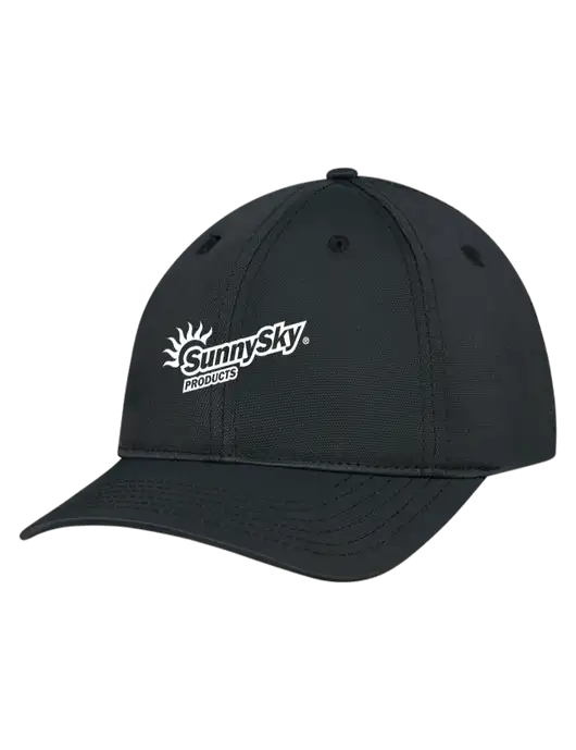 Black Nylon Twill Performance Cap w/Sunny Sky Products Logo