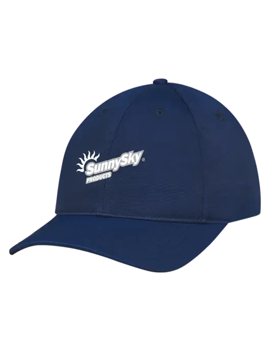 Navy Nylon Twill Performance Cap w/Sunny Sky Products Logo