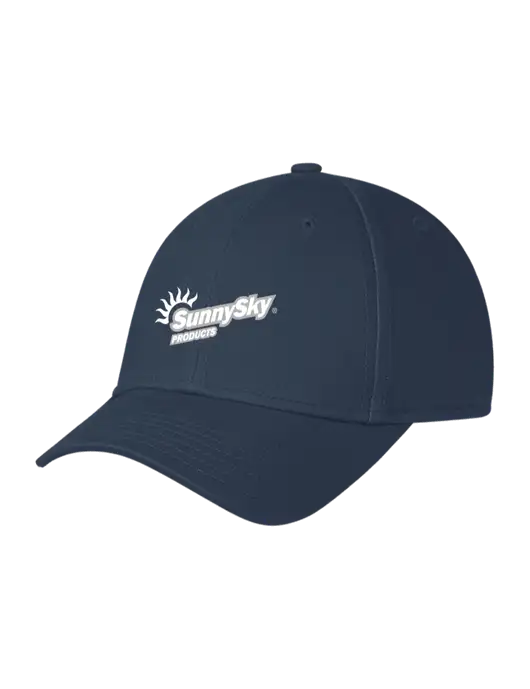 Navy Structured Cap Hook & Loop w/Sunny Sky Products Logo