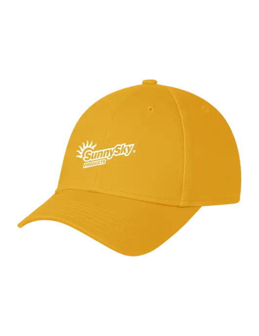 Yellow Gold Structured Cap Hook & Loop w/Sunny Sky Products Logo