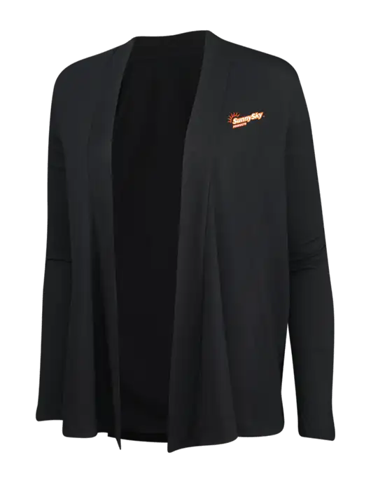 Black Womens Concept Cardigan w/Sunny Sky Products Logo
