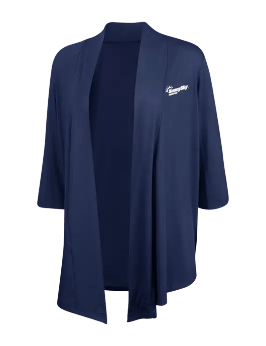 Dress Navy Blue Womens Concept Shrug w/Sunny Sky Products Logo