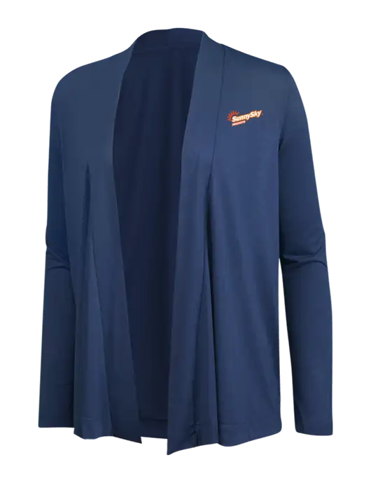 Dusty  Blue Womens Concept Cardigan w/Sunny Sky Products Logo